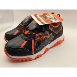 Monster Jam El Toro Loco Toddler Boys Athletic Sneakers Black Orange Size 11 NEW